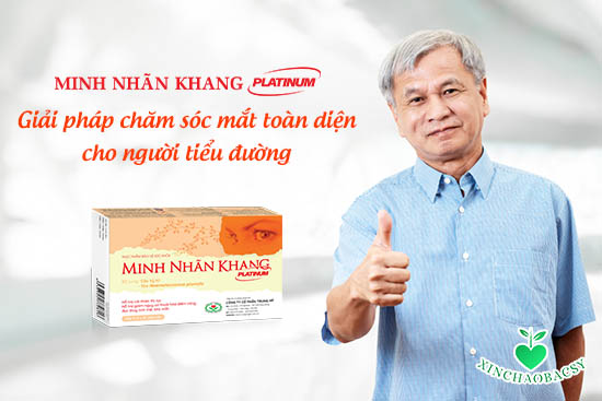 Minh Nhãn Khang Platinum – Viên bổ mắt được khuyên dùng cho người bệnh tiểu đường